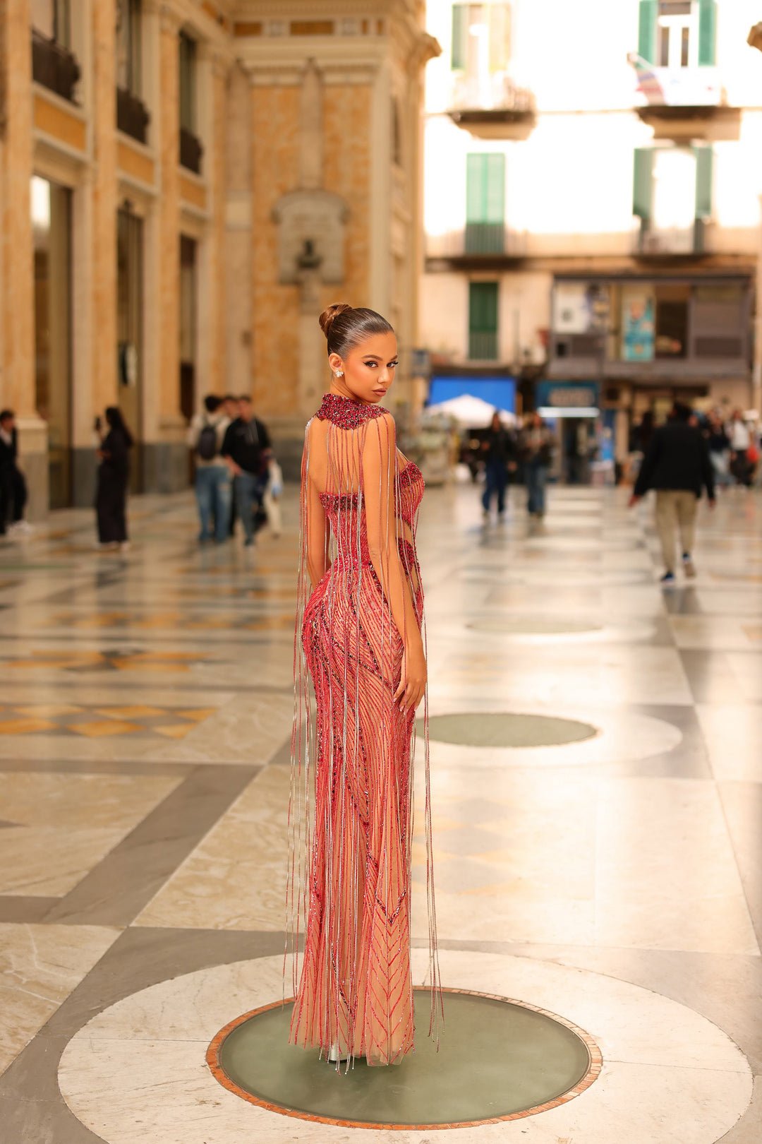 Chic and Holland Couture Beaded PH120103 Evening Dress in Australia | One Honey Boutique