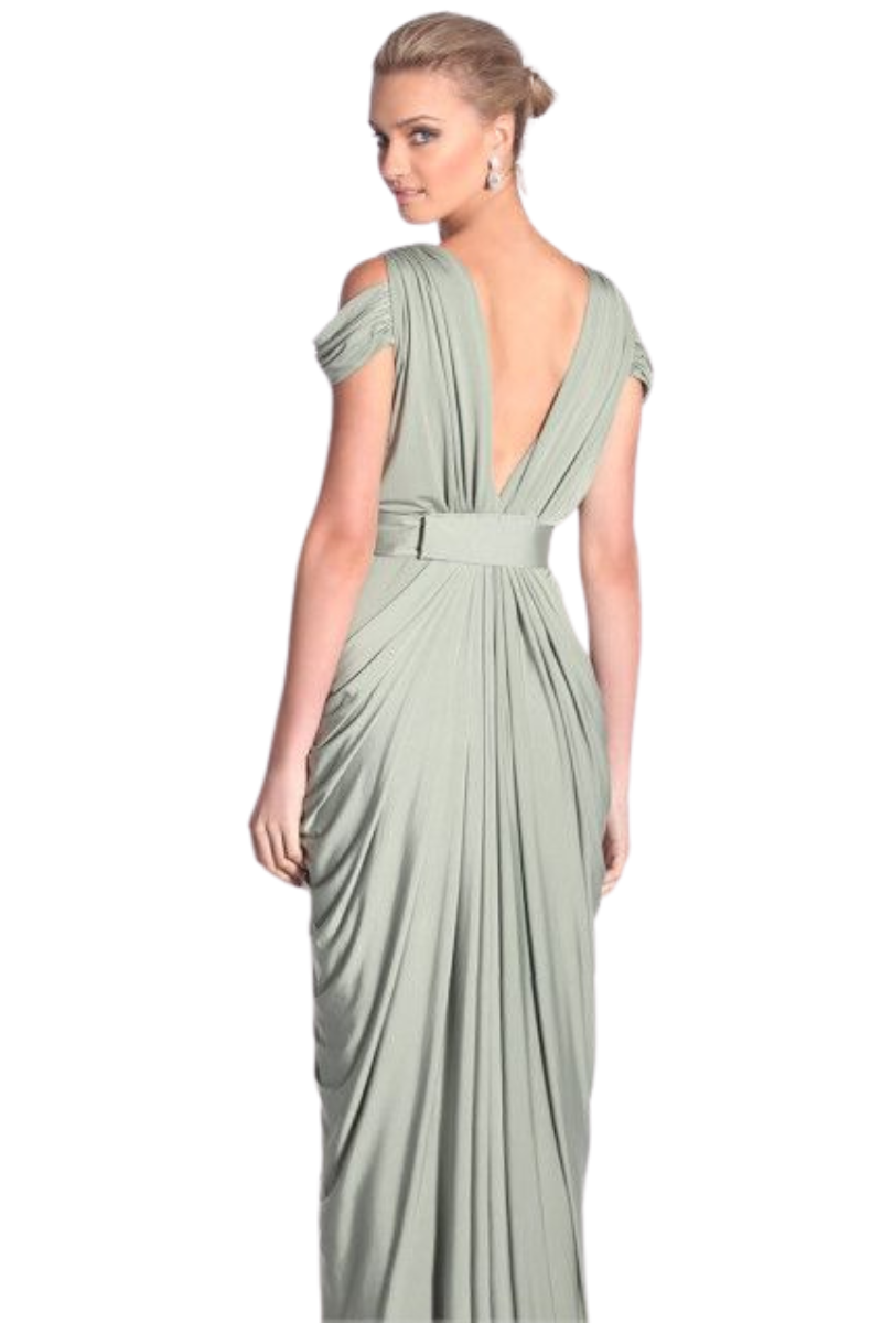 Pia Gladys Perey DARLA Silk Jersey Mermaid Bridesmaid Dress