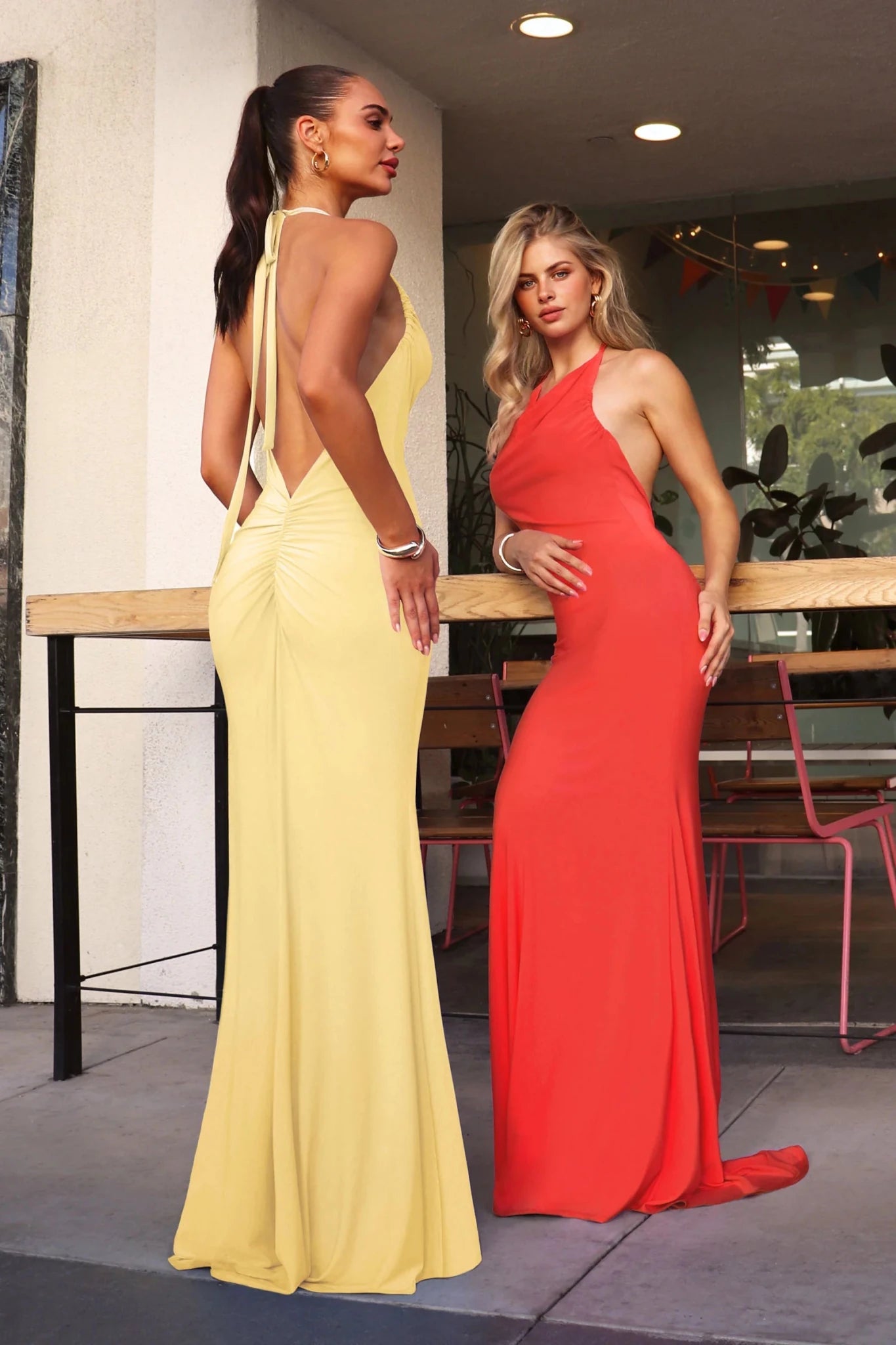 GISELLA Multi - Way Halter Fitted Formal & Bridesmaid Gown in Australia | One Honey Boutique