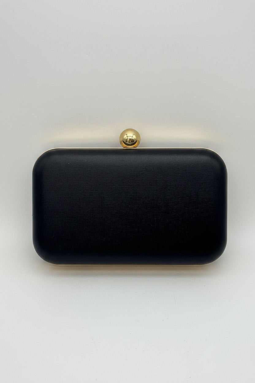 Honey Couture ELARA Classic Hard Case Clutch Bag in Australia | One Honey Boutique