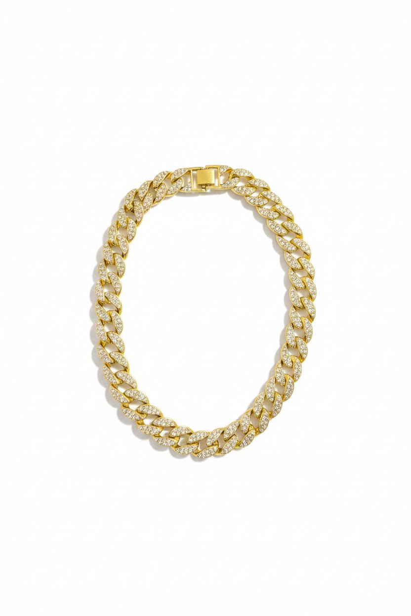 Honey Couture ICON Crystal Chain Statement Necklace in Australia | One Honey Boutique