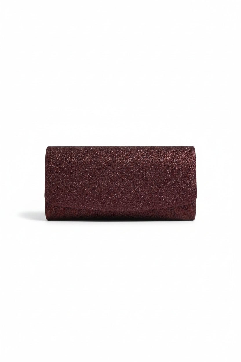 Honey Couture IVEY Burgundy Glitter Clutch Bag in Australia | One Honey Boutique