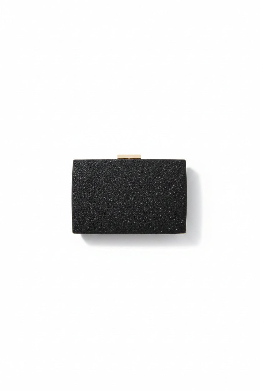 Honey Couture MADEMOISELLE Glitter Box Clutch Evening Bag in Australia | One Honey Boutique