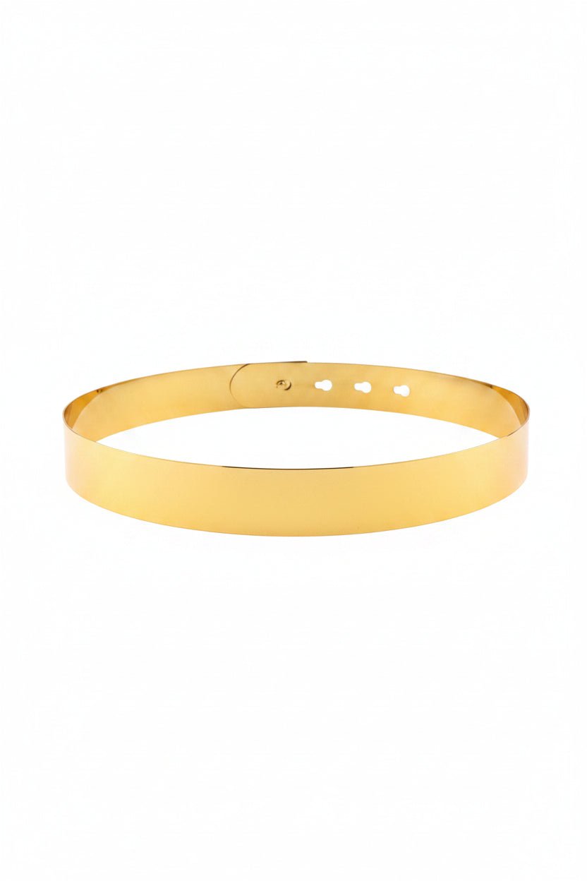 Honey Couture Metallic Metal Bar Waist Belt in Australia | One Honey Boutique