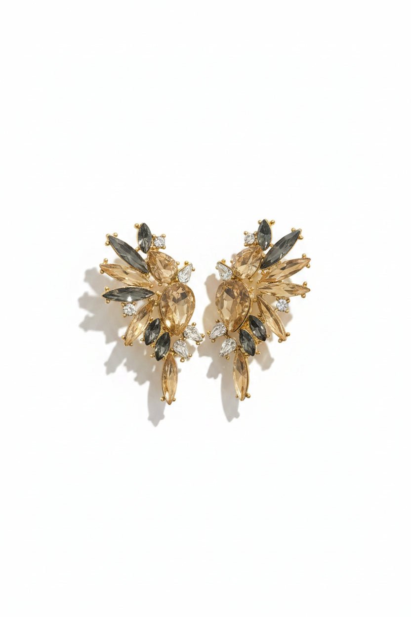 Honey Couture PHOENIX Wing Crystal Statement Earrings in Australia | One Honey Boutique