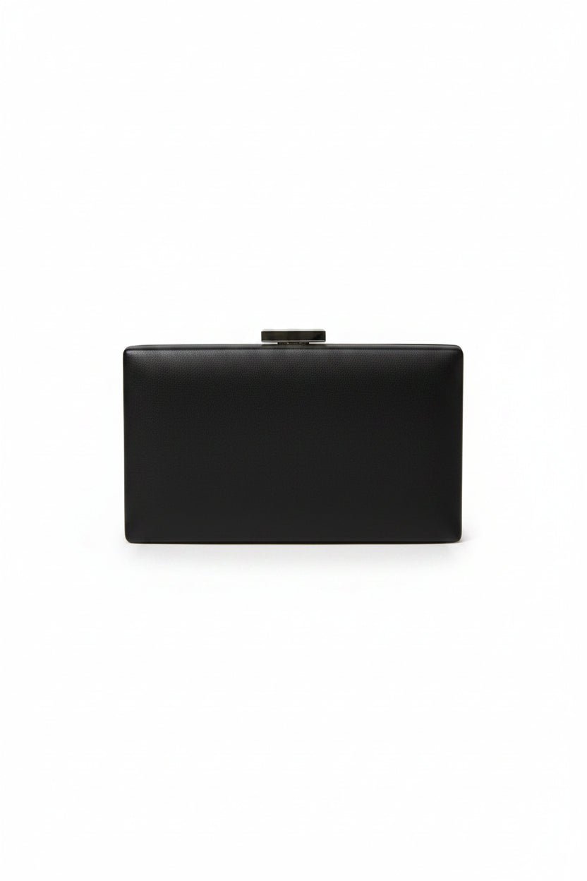 Honey Couture TORI Box Clutch with Rose Gold Metallic Trim in Australia | One Honey Boutique