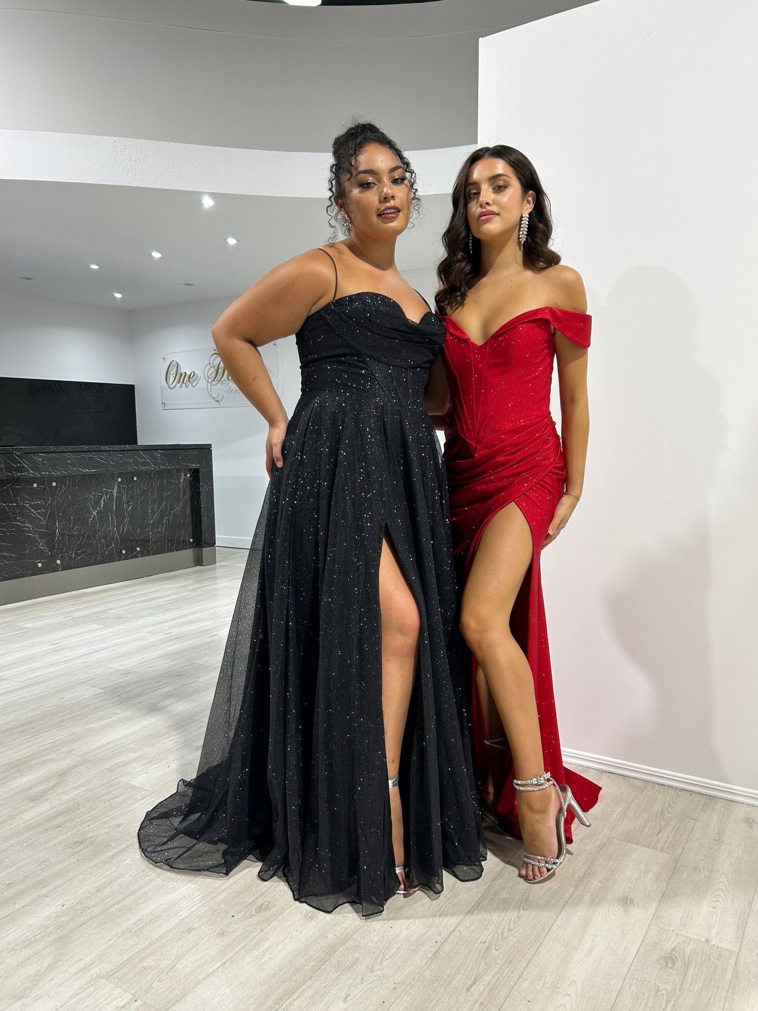 DREYA Glitter Ball Gown School Formal Dress by Honey Couture in Australia | One Honey Boutique