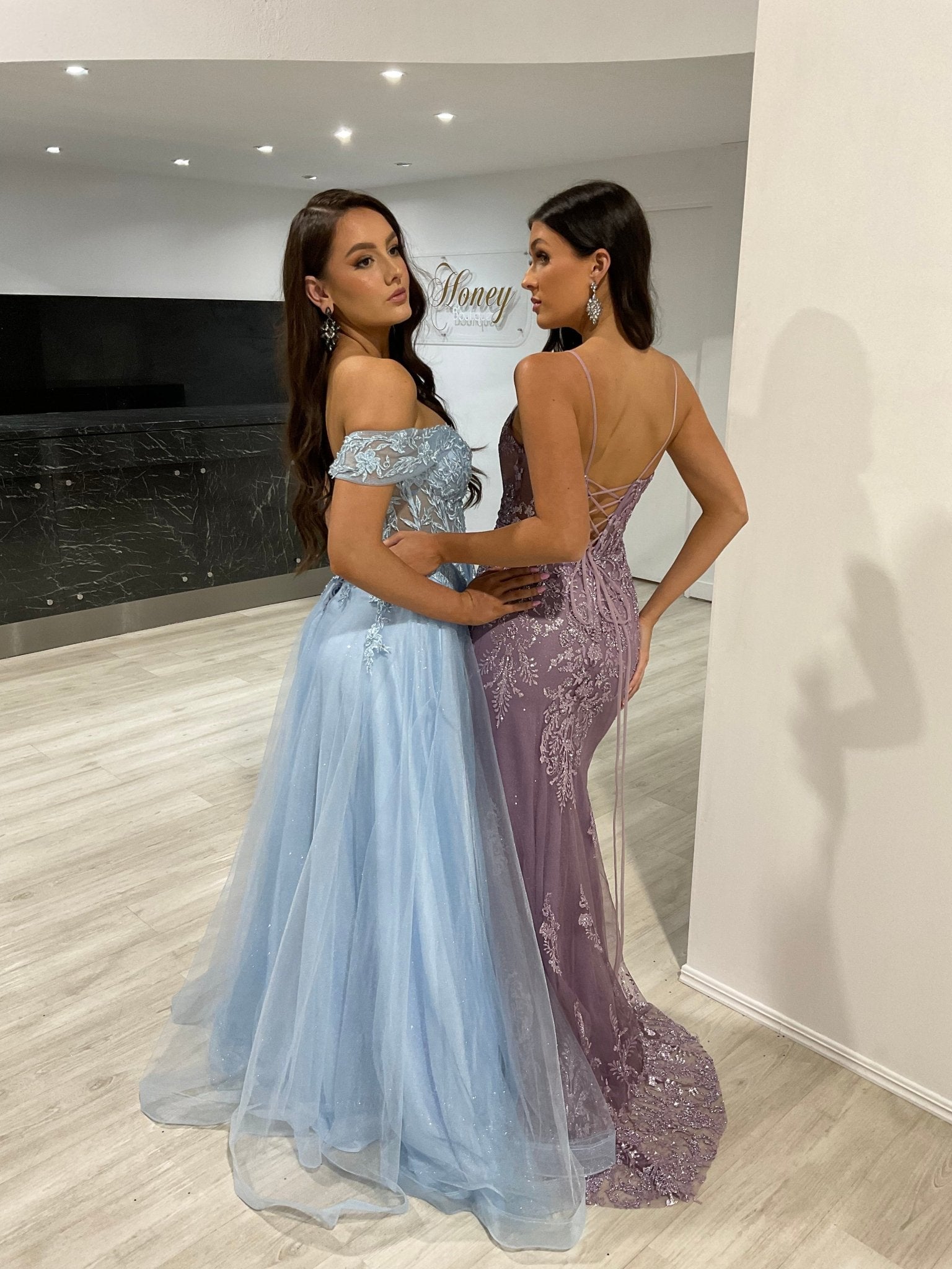 SHONTAE Sequin Corset Glitter Mermaid Formal Gown Dress in Australia | One Honey Boutique