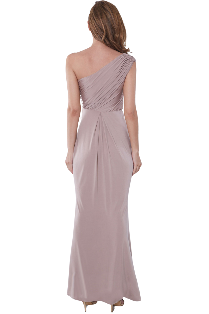 Pia Gladys Perey LANA Silk Jersey Asymmetric One Shoulder Mermaid Bridesmaid Dress