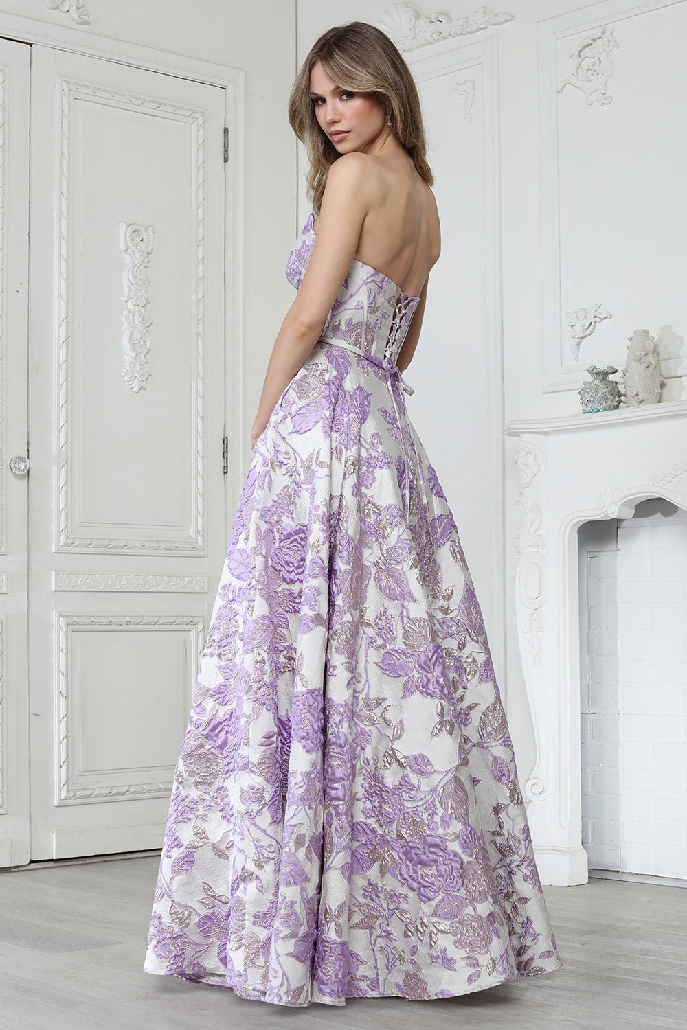 JESSENIA Floral Multi A - Line Prom & Formal Dress in Australia | One Honey Boutique
