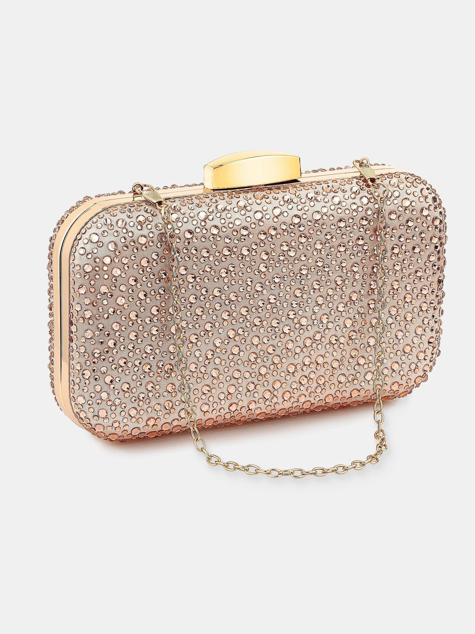 Lustre & Sage ROMIE Rhinestone Clutch Bag in Australia | One Honey Boutique