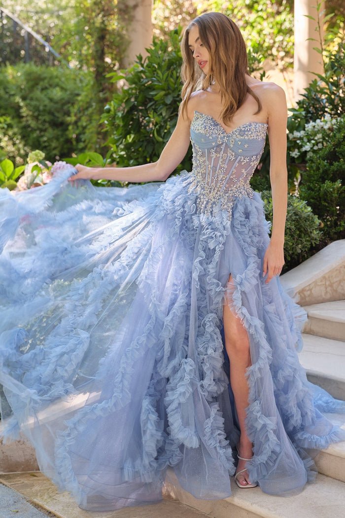 Maisie Tulle Ball Gown Prom Formal Dress in Australia | One Honey Boutique