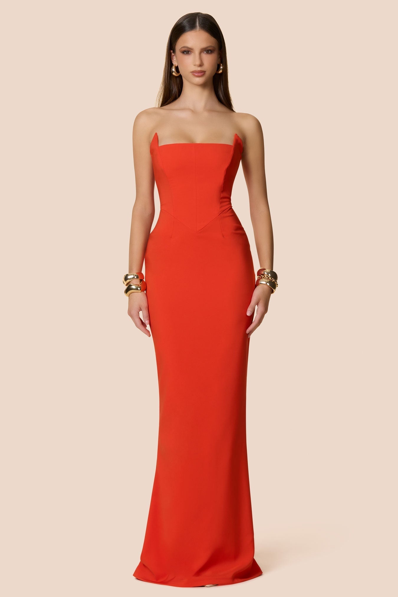 NOOKIE AAILYAH Strapless Structured Semi Formal Gown in Australia | One Honey Boutique