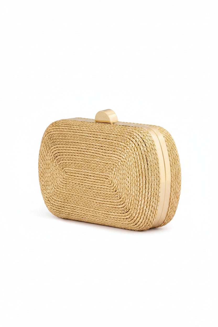 Olga Berg MARTINA Coiled Rope Clutch in Australia | One Honey Boutique