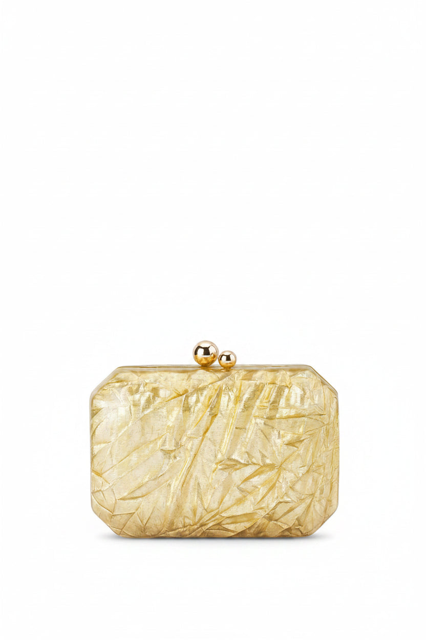 Olga Berg MATEO Metallic Clutch in Australia | One Honey Boutique