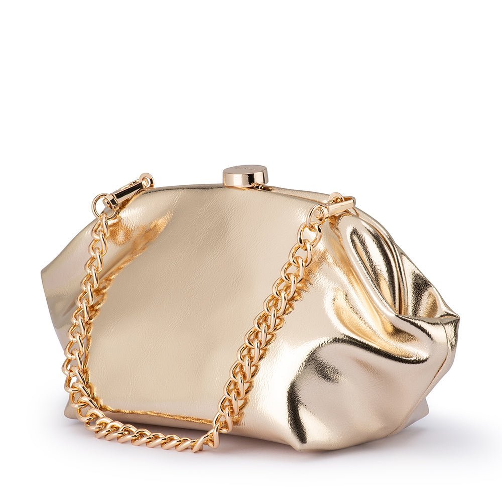 Olga Berg Tally Metallic Clutch Bag in Australia | One Honey Boutique