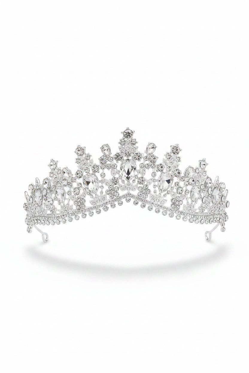 Royal Crystal Bridal Crown Tiara in Australia | One Honey Boutique