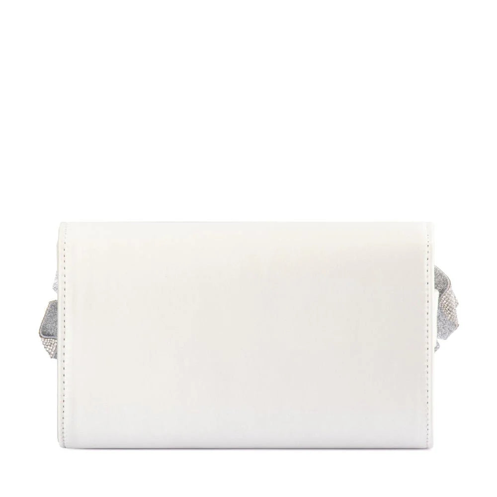 Olga Berg STELLA Rosette Clutch Bag