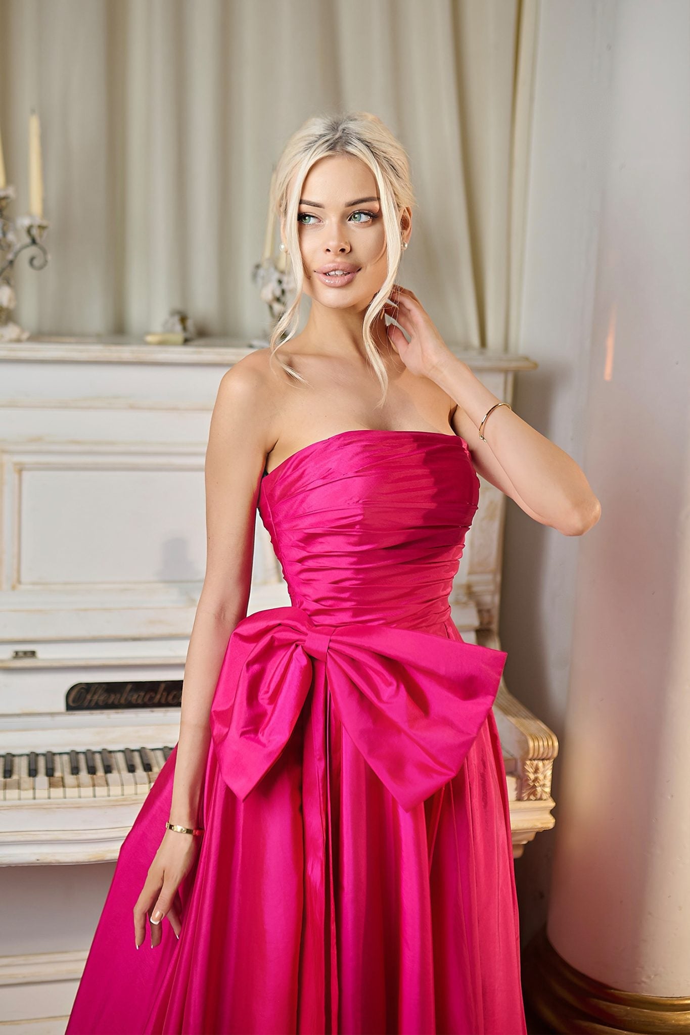 TINA HOLLY TW603 FIORENNE Taffeta Ball Gown Formal Dress in Australia | One Honey Boutique