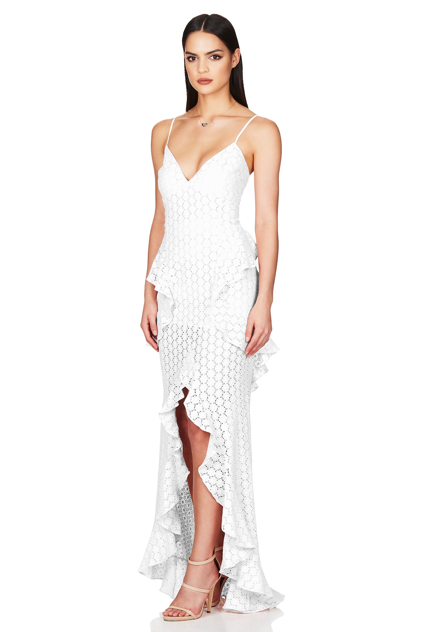 NOOKIE White Darling Maxi Dress