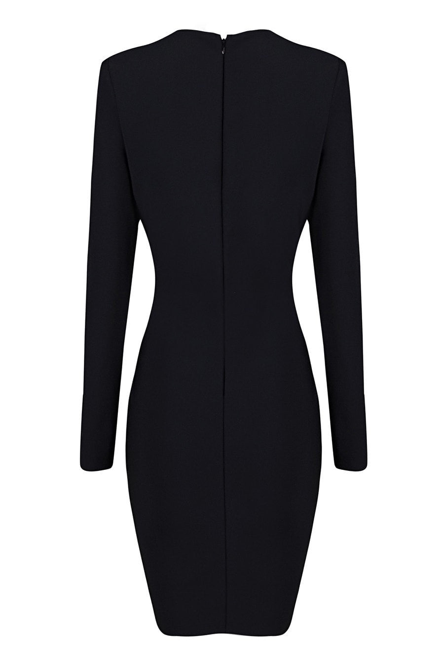 Honey Couture HALO Black &amp; Nude Lace Long Sleeve Dress Honey Couture$ AfterPay Humm ZipPay LayBuy Sezzle