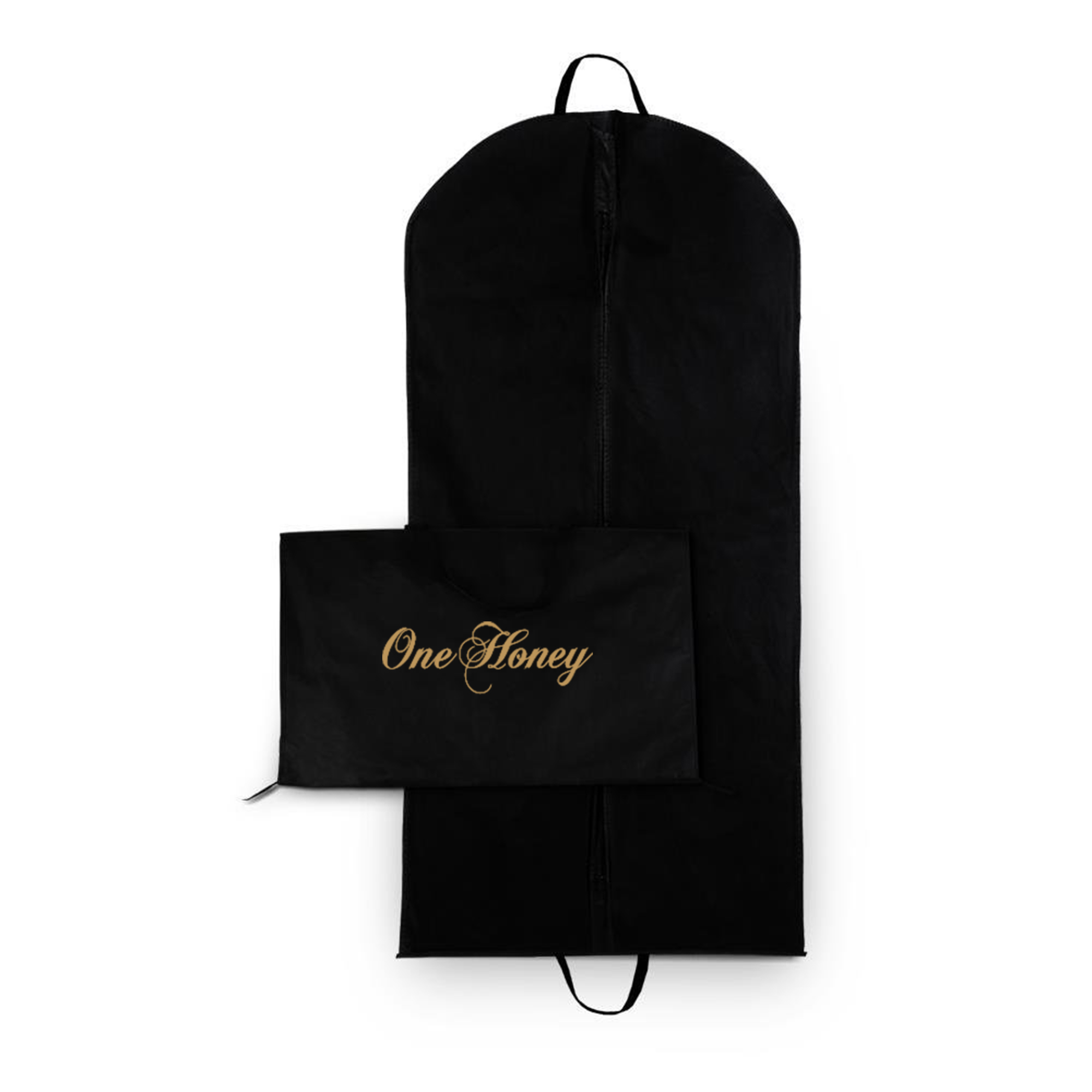 One Honey Black Travel GARMENT BAG w Carry Handles - LONG DRESSES
