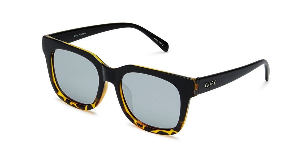 Quay Australia LIBRE Tortoise Silver Designer Sunglasses QUAY Australia$ AfterPay Humm ZipPay LayBuy Sezzle