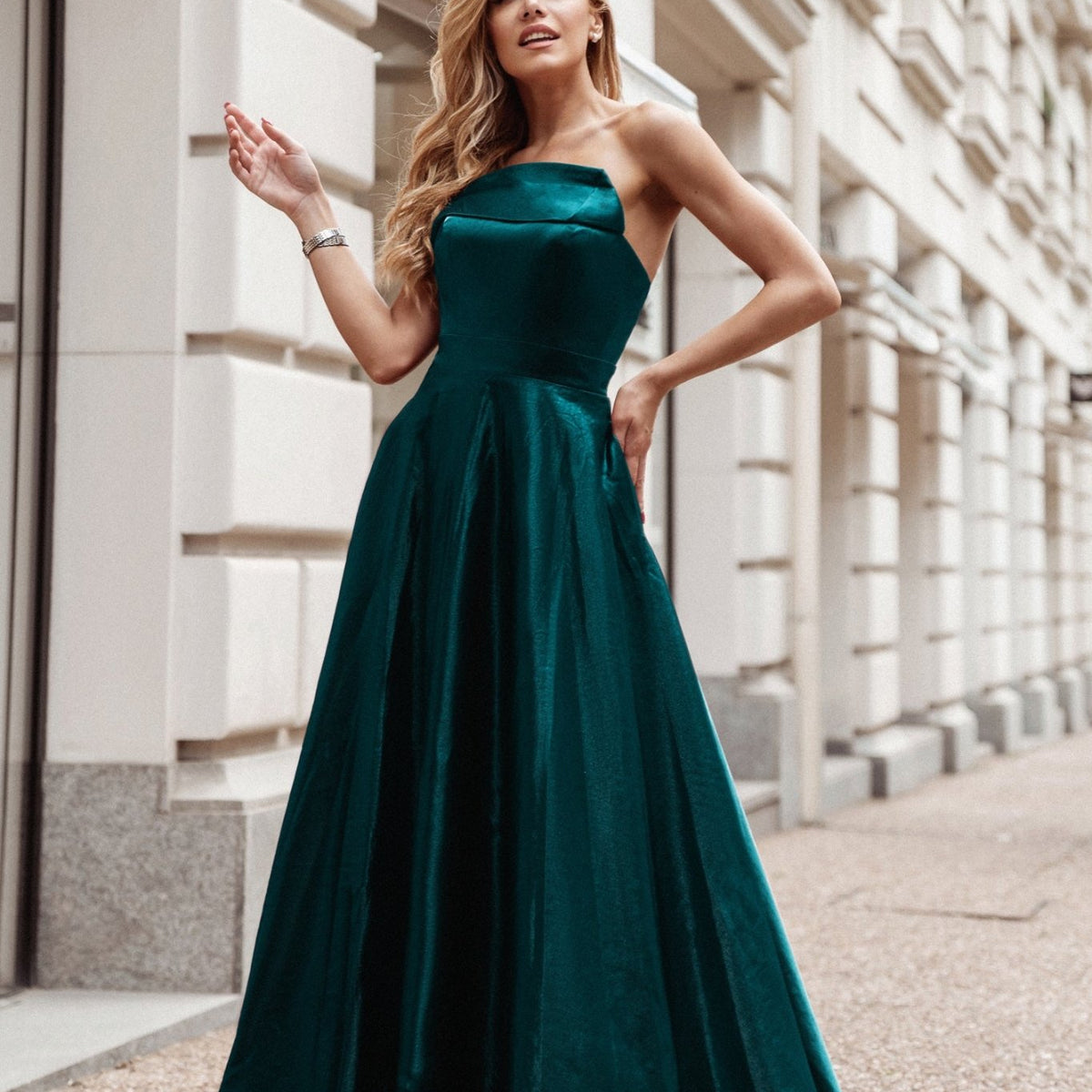 satin maxi dress green Heart Of Glass - Chartreuse Pink Leg Split Prom modest_swimsuit 尺寸:US12 Polka Dot