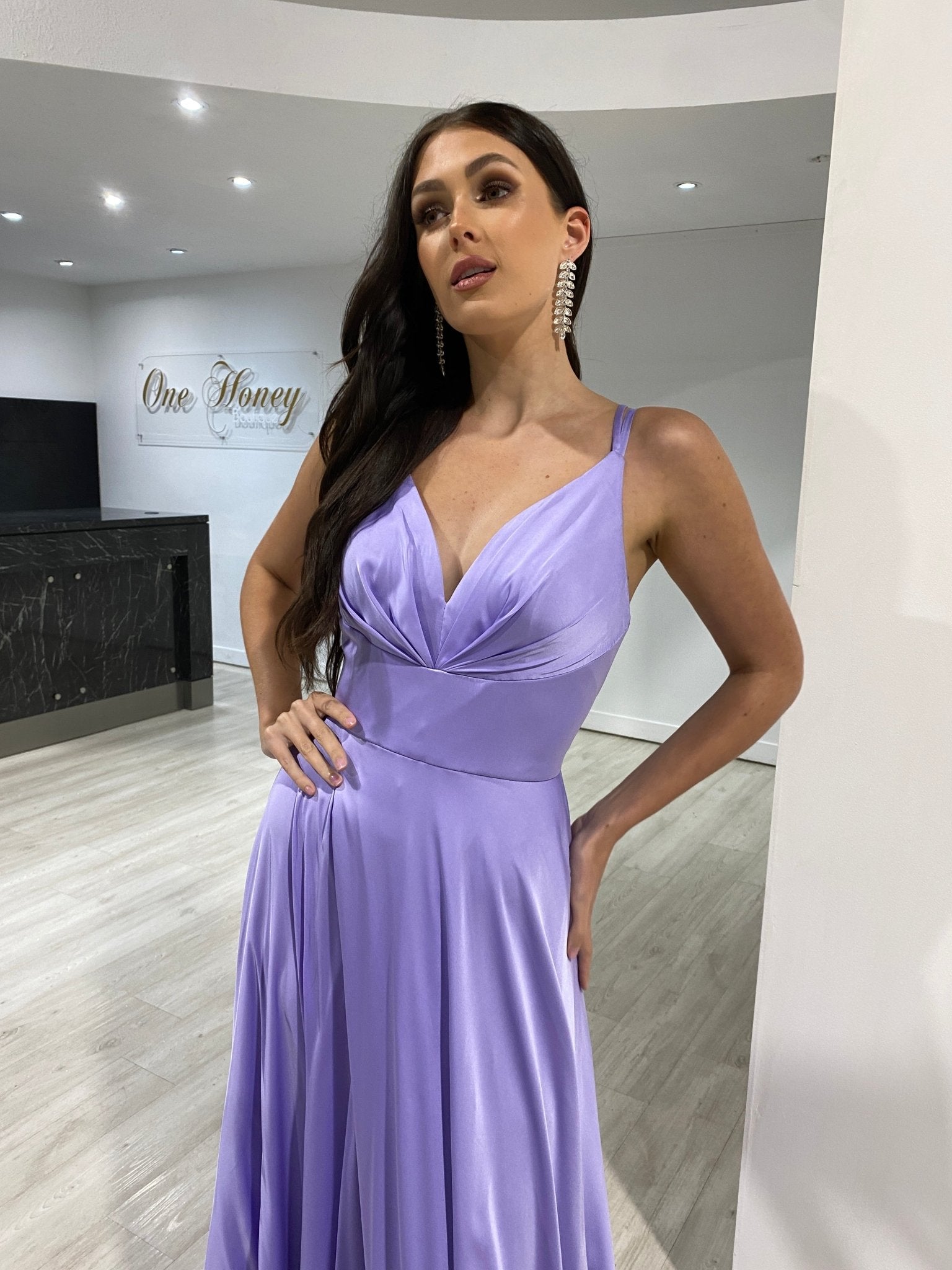 ROSALIA Silky A Line Formal & Prom Dress in Australia | One Honey Boutique