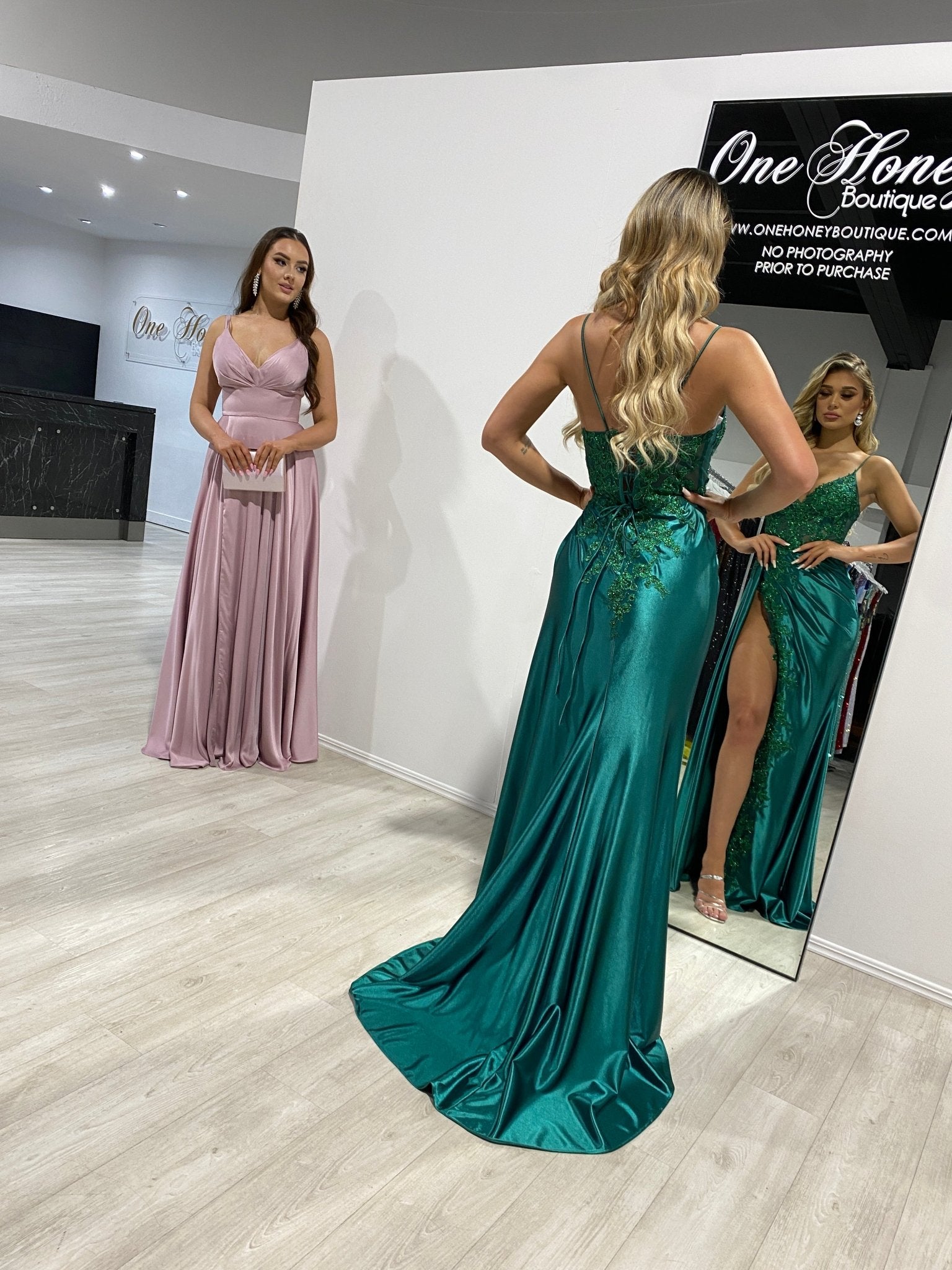 ROSALIA Silky A Line Formal & Prom Dress in Australia | One Honey Boutique