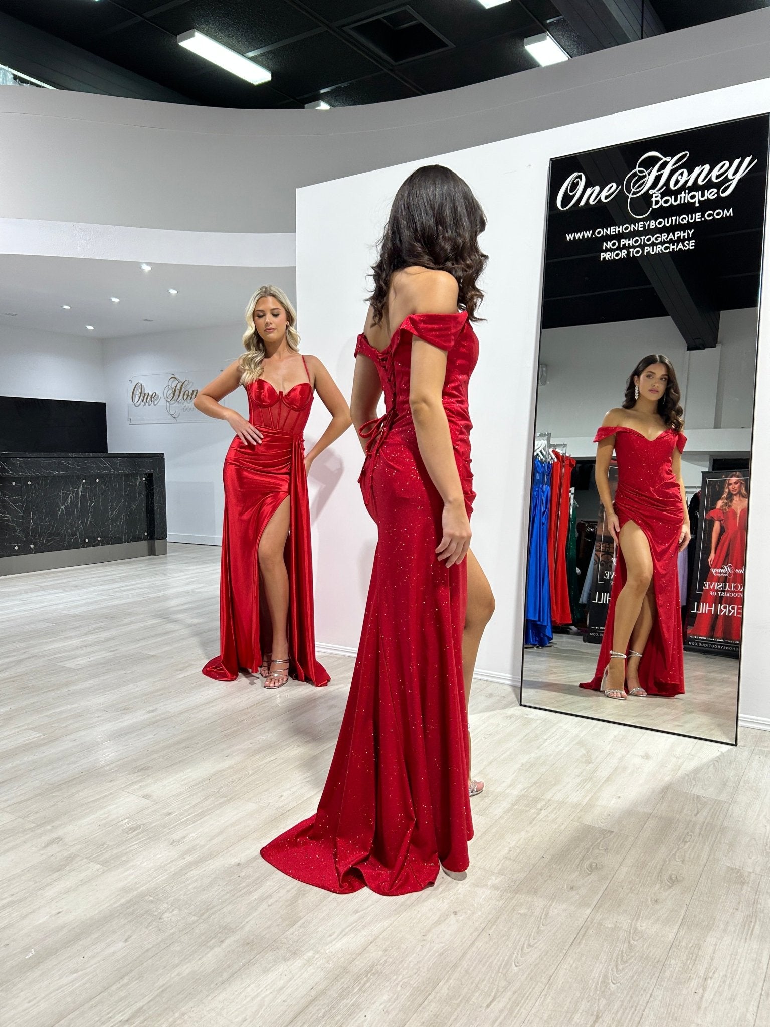 DELIA Silky Bustier Corset Mermaid Formal Gown Dress in Australia | One Honey Boutique