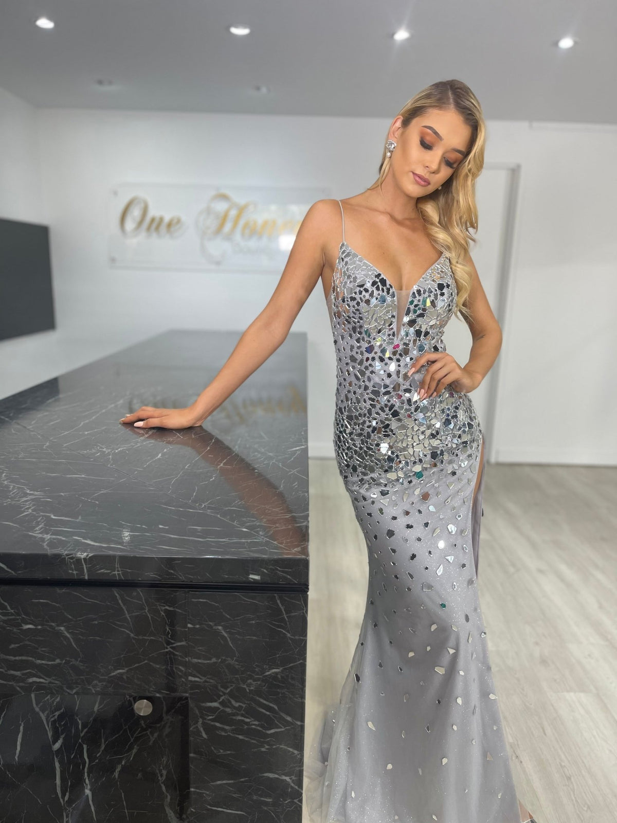 slim fit dress slacks Adora 1056 Homecoming Short Glitter Corset Prom Dress main image 1