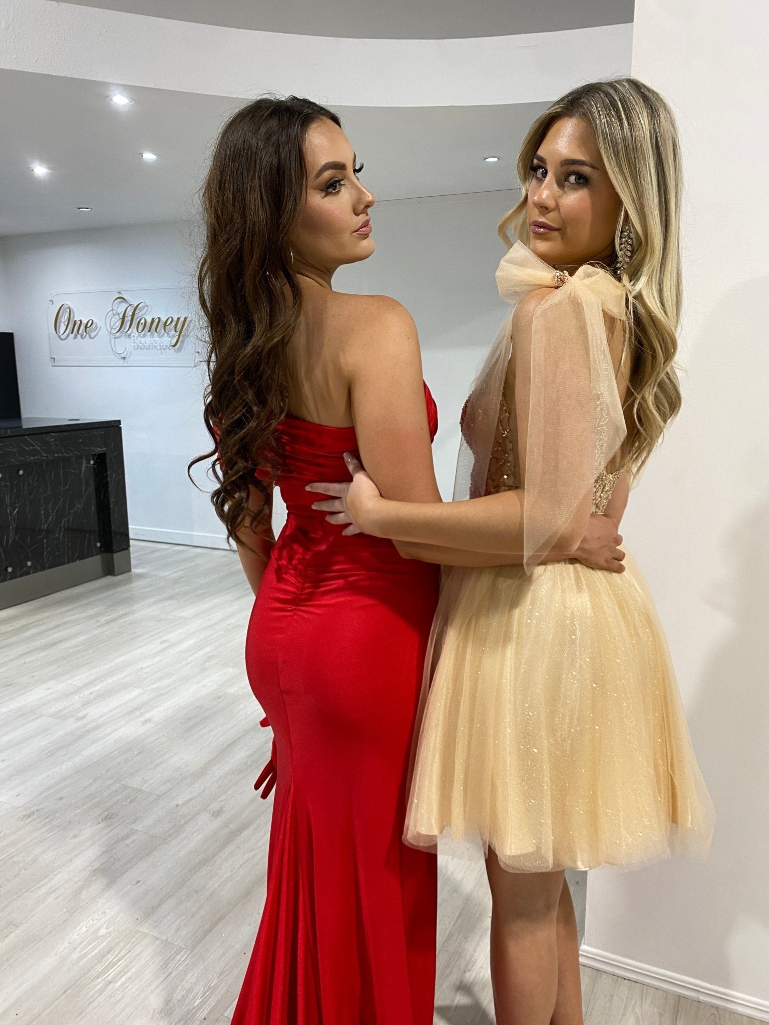 BALENCI - USSY Mermaid Formal Dress w Gloves in Australia | One Honey Boutique