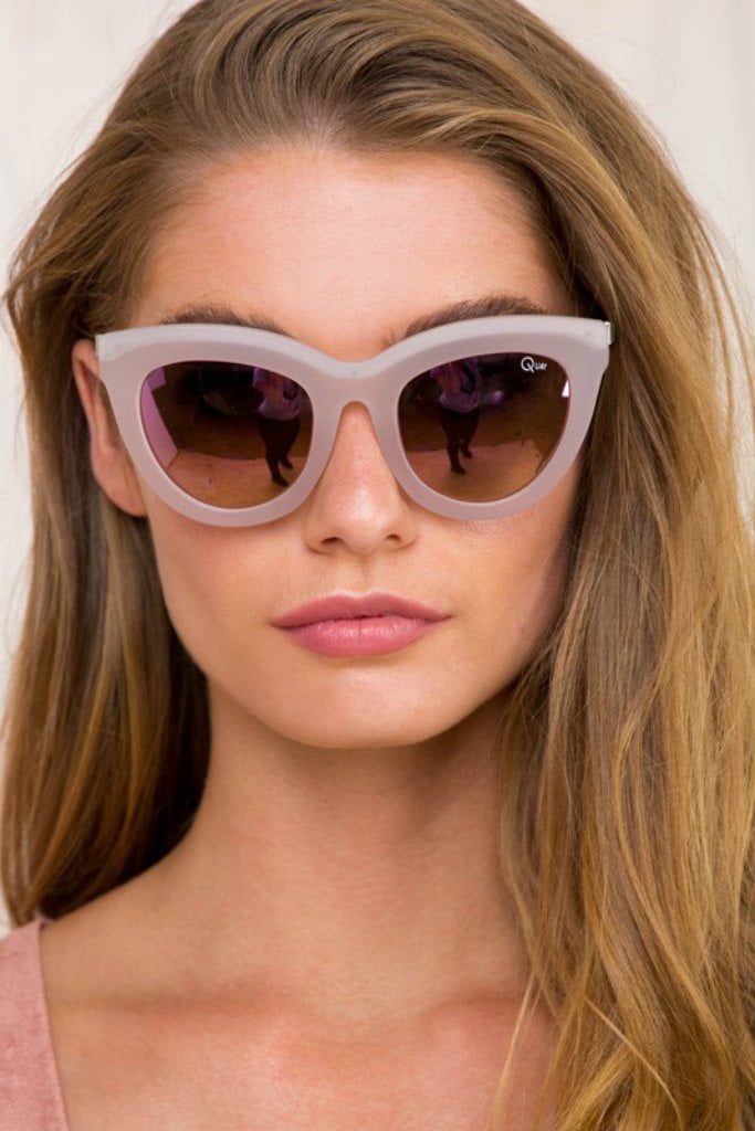 ECLIPSE oversized pink sunglasses with chic polycarbonate frames, style for statement wear, Brisbane to Gold Coast.
