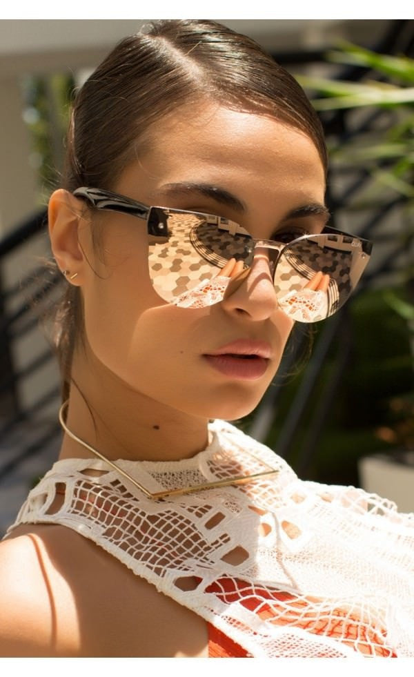 HIGHER LOVE Designer Sunglasses with sleek frame and stylish mirrored lenses, perfect for sunny days. Brisbane to Gold Coast