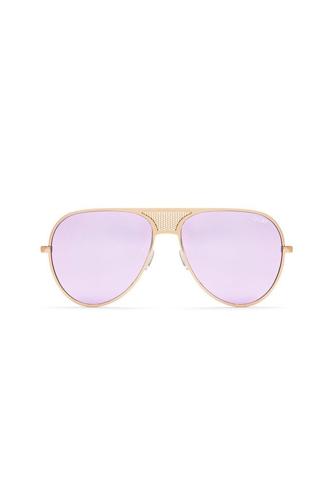 ICONIC sunglasses with mirror lenses, metal frames, and mesh accent bridge. Perfect for sunny days in Brisbane to Gold Coast.