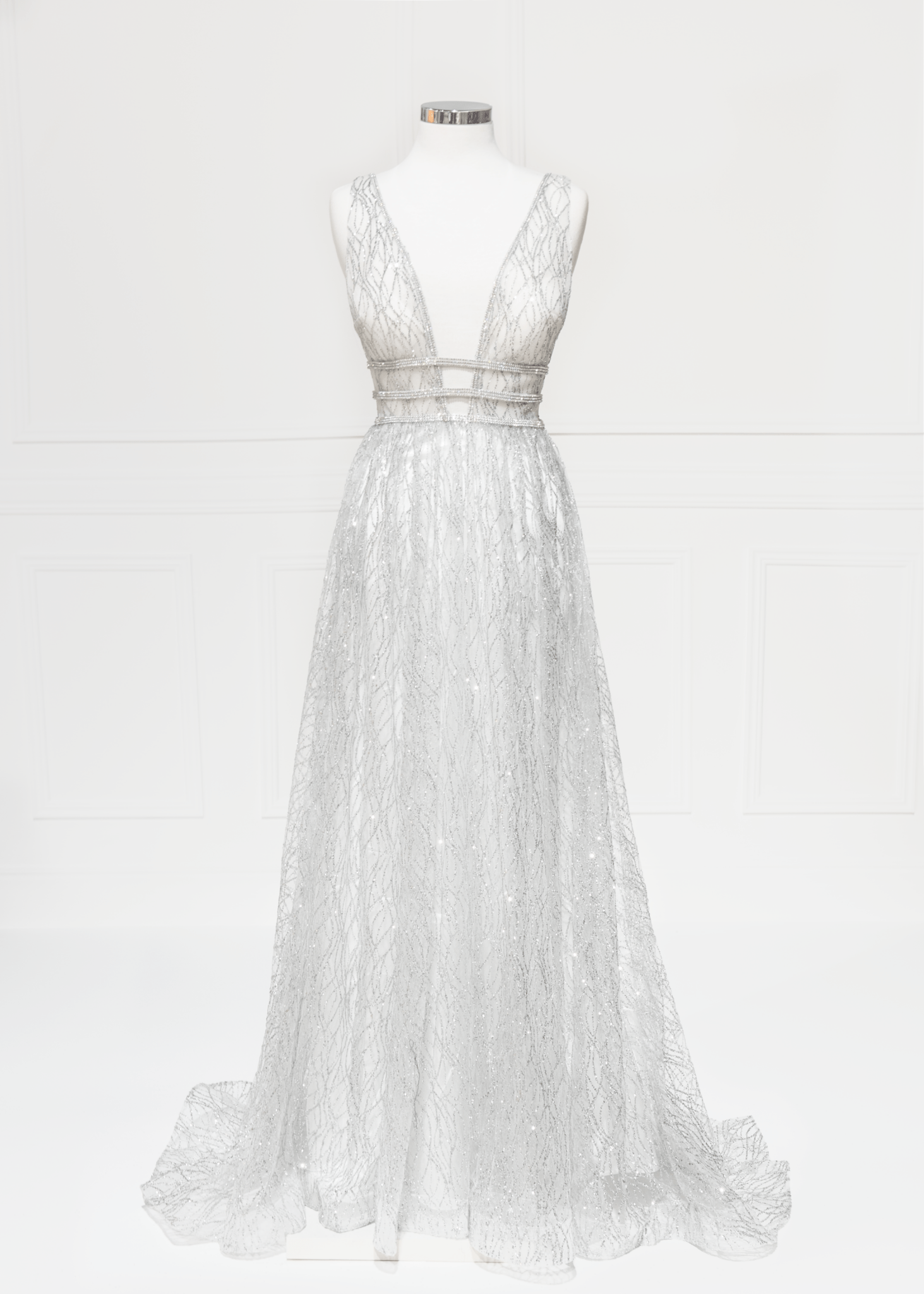 Honey Couture ENYA Glitter A Line Formal Gown in Australia | One Honey Boutique